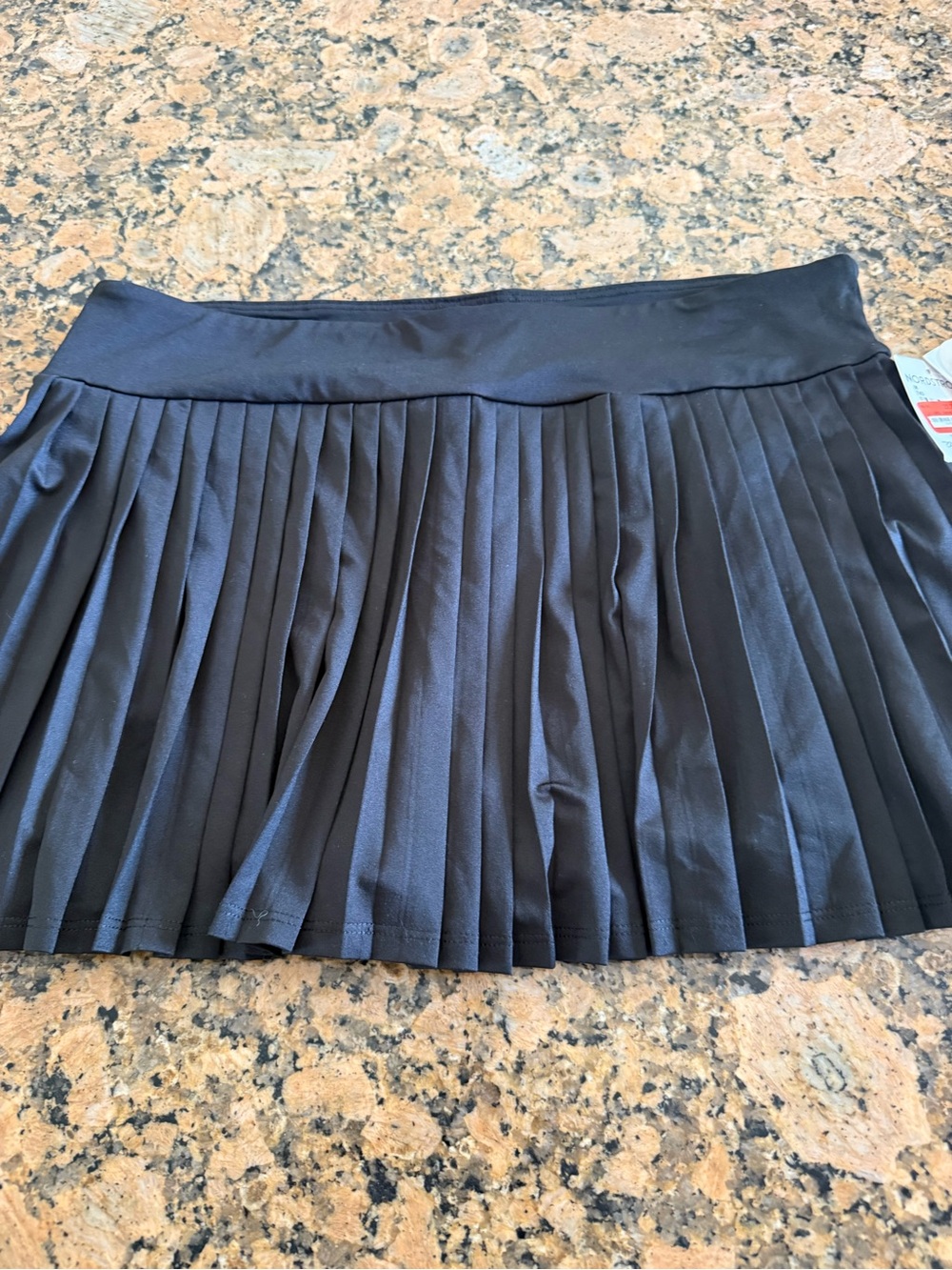 bp Black Pleated Mini Skirt